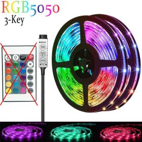 RGB Color-changing 5V Magic USB Light Strip (Option: 50503Key-2M)