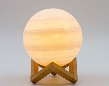 Double color touch 3D printing earth Jupiter lamp (Option: Jupiter-15CM-Upgrade)