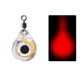 Small Fisheye Octopus Mini Underwater Fish Lure Lamp Set Fish Lamp (Color: Red)