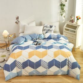 Cotton Single And Double Student Dormitory Three Piece Quilt Cover (Option: Karloff-Single Quilt Cover 150 X200cm)