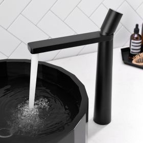 Bathroom And Bathroom Wash Hands And Face Faucets (Option: Black-High style)