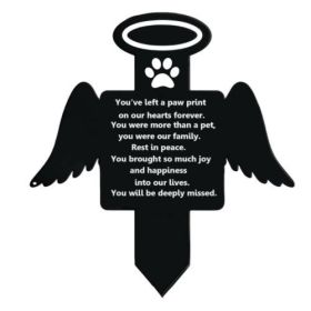 Cemetery Pile Waterproof Acrylic Dogs And Cats Pattern Memorial Pile (Option: YGH00106)