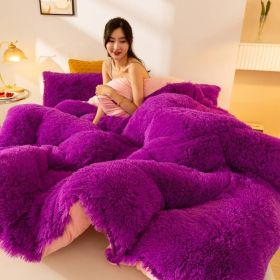 Super Soft Long Fleece Mink Crystal Velvet Thickened Warm Winter Quilt (Option: Meizi Jade-200x230cm about4kg)