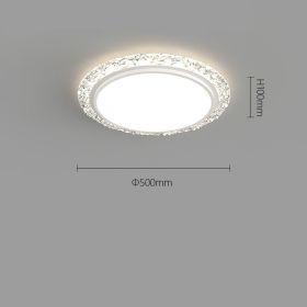 Home Creative Warm And Romantic Bedroom Lamp (Option: 8101white 50CM-Apolar modulation)