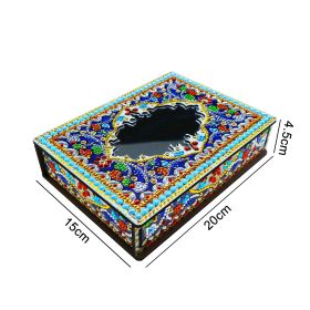 DIY Diamond Painting Storage Box With Mirror Stickers (Option: 20x15X45cm-MH204)