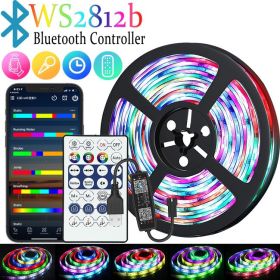 RGB Color-changing 5V Magic USB Light Strip (Option: WS2812b BHT IR-4M)