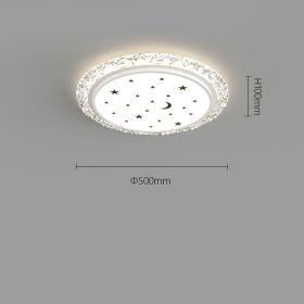 Home Creative Warm And Romantic Bedroom Lamp (Option: 8099white 50CM-Apolar modulation)