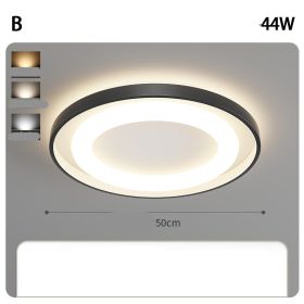 Living Room Lamp Modern Super Bright Main (Option: Tricolor dimming-B-50cm)