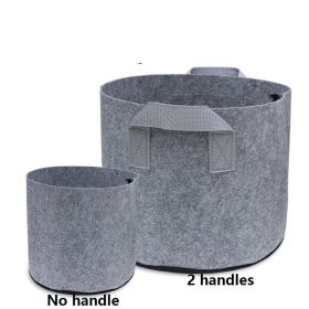 Planting Sack Black Non-woven Seedling Flower Pot (Option: Gray-100 Gallon Platinum 100x50)