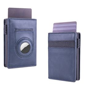 Men's Fashion Anti-theft Credit Card Holder (Color: Blue)