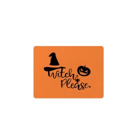 Halloween Pumpkin Printing Kitchen Countertop Water-absorbing Non-slip Mat (Option: Quiet Halloween-30x40cm)