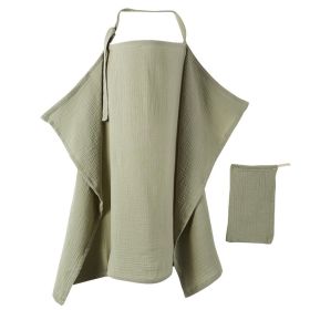 Outdoor Anti-exposure Nursing Wear Cover Cloth Breathable (Option: Matcha-75x95cm)