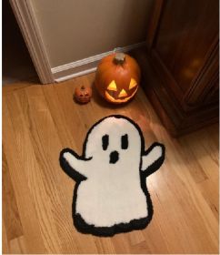 Halloween Theme Carpet Cashmere Floor Mat Non-slip (Option: Kid 2-50x80cm)