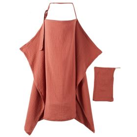 Outdoor Anti-exposure Nursing Wear Cover Cloth Breathable (Option: Rose-75x95cm)