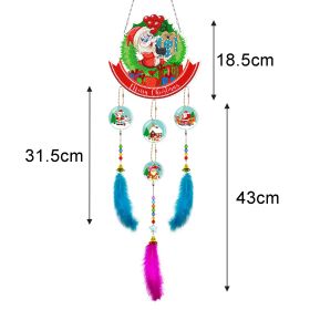 Diamond Painting Dreamcatcher DIY Handmade Feather Ornaments (Option: BMW204)