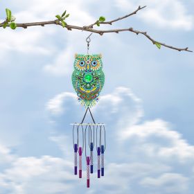 Diamond Painting Wind Chimes Foreign Trade Supply Wholesale Handmade Diamond Stickers (Option: FLDZ07)