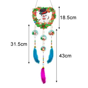 Diamond Painting Dreamcatcher DIY Handmade Feather Ornaments (Option: BMW203)