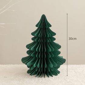 Christmas Tree Ornaments Mini Home Decoration (Option: Christmas Tree Dark Green 30cm)