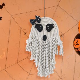 Halloween Ghost Hanging Decoration Holiday Wall Decoration (Option: Big Eyes)