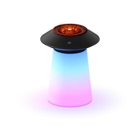 Humidifier Creative Desktop Colorful Gradient (Option: Black-USB)