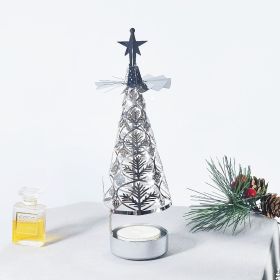 Creative Christmas Gift Aromatherapy Cone (Option: Silver Pine Iron Cup)