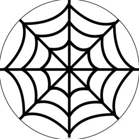 Halloween Theme Carpet Cashmere Floor Mat Non-slip (Option: White Round Spider Web-50x80cm)