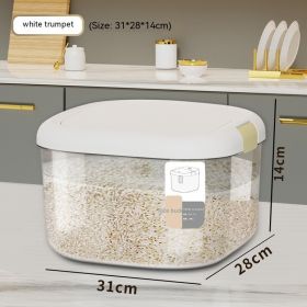 Food Grade Large Capacity Airtight Rice Storage Bin (Option: Small Size 10kg)