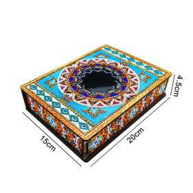 DIY Diamond Painting Storage Box With Mirror Stickers (Option: 20x15X45cm-MH202)