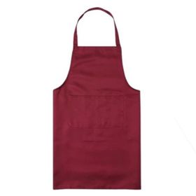 Fashion Home Kitchen Thickened Apron (Option: Dark Burgundy-58X73cm)