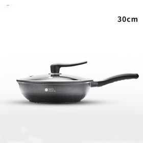 Medical Stone Non-stick Pan Uncoated Household (Option: Real King Kong Medical Stone-30cm)