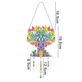 Diamond Painting Diy Handmade Diamond Stickers Butterfly PVC (Option: Single Sided Spot Drill-GSP117 Tree)