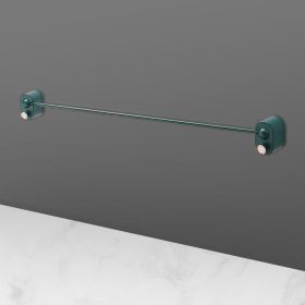 Perforation Free Bathroom Towel Rack (Option: Dark green-Short)