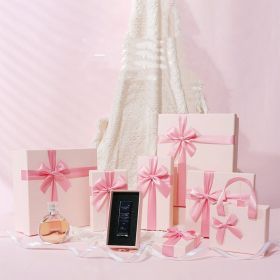 Cosmetics Perfume Essential Oil Small Gift Box (Option: Single Lipstick Gift Box-Gentle Pink)