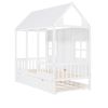 Twin Size Wood House Bed With Twin Size Trundle, Wooden Daybed,