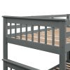 Stairway Twin-Over-Full Bunk Bed with Twin size Trundle, Storage and Guard Rail for Bedroom, Dorm, for Adults