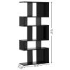 5 Cubes Ladder Shelf Corner Bookshelf Display Rack Bookcase