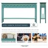 Rustic Entryway Console Table, 60" Long Sofa Table with two Different Size Drawers and Bottom Shelf for Storage