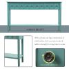 Rustic Entryway Console Table, 60" Long Sofa Table with two Different Size Drawers and Bottom Shelf for Storage