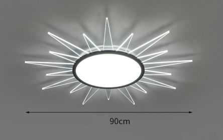 Led Living Room Lamp Modern Simple Atmosphere (Option: White light-90cm)