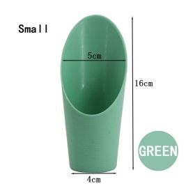 Plastic Bucket Shovel Barrel Shovel Succulent Planting Soil Shovel (Option: Small Nordic Green)