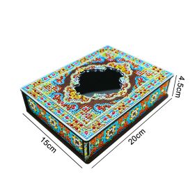 DIY Diamond Painting Storage Box With Mirror Stickers (Option: 20x15X45cm-MH201)