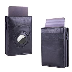 Men's Fashion Anti-theft Credit Card Holder (Color: BLACK)