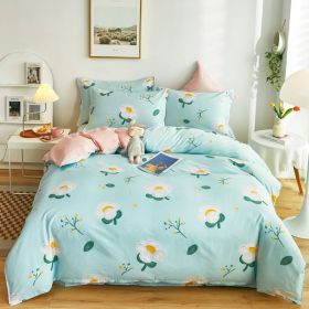 Cotton Single And Double Student Dormitory Three Piece Quilt Cover (Option: Beauty Like Jade-Single Quilt Cover 150 X200cm)