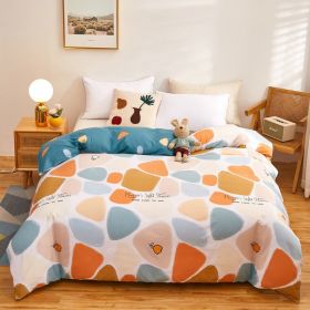 Cotton Duvet Cover One-piece Wholesale Pure Single Double Student Dormitory Bed Sheet Four-piece Set (Option: Riverstones-Single Quilt Cover 150 X200cm)